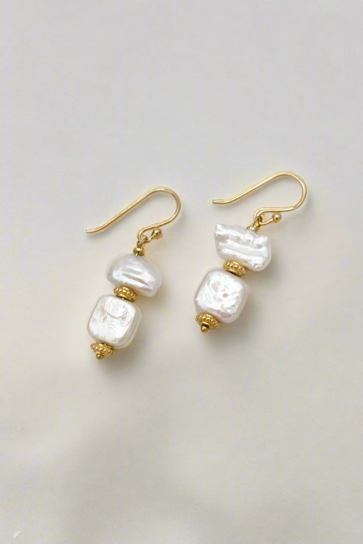 Catalina Freshwater Pearl Dangle Earrings