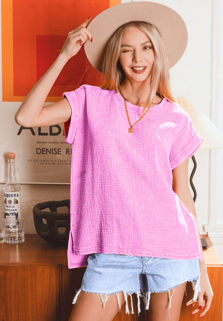 トップス ayahana Arkport-Canaseraga Wolves Pennant Ladies Crewneck 8332