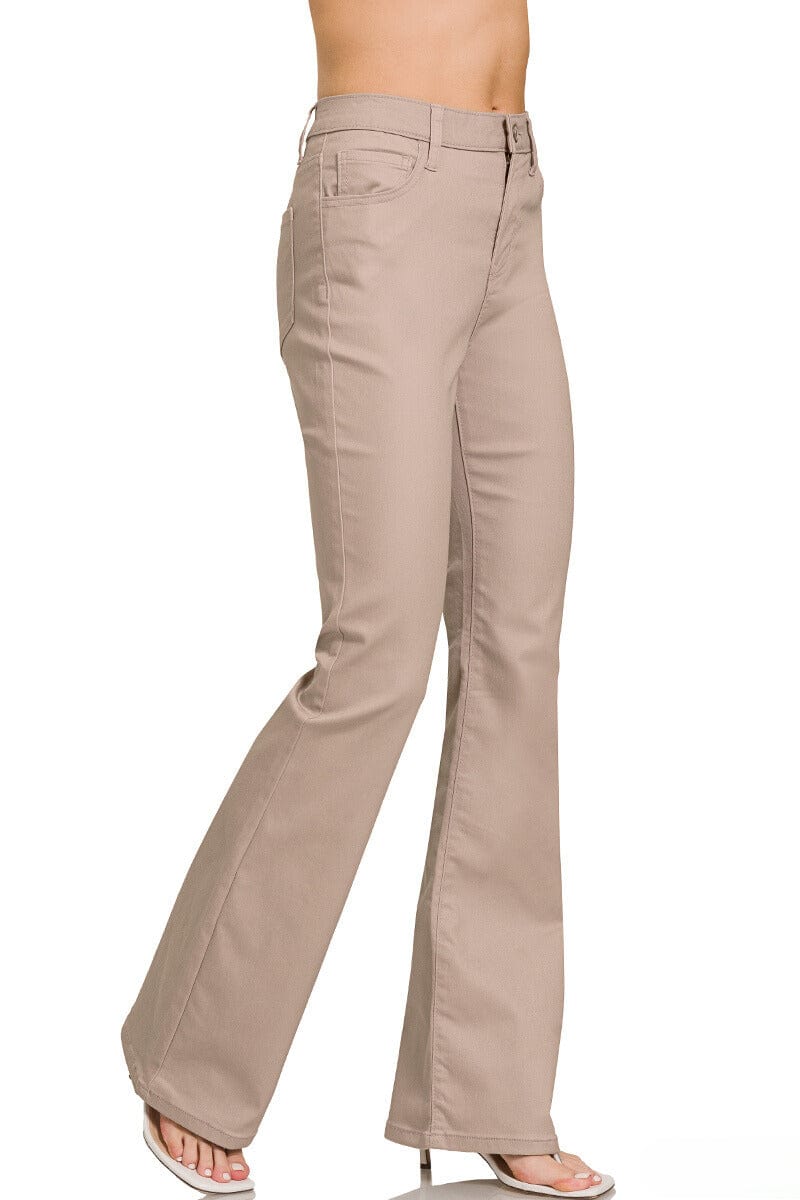 Zenana High Rise Bootcut Colored Jeans