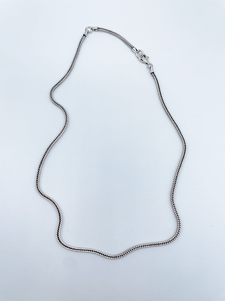19.5" Sterling Silver Chain Necklace