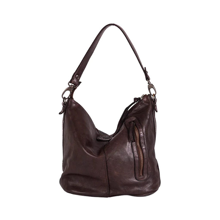 Gianni Conti Genuine Leather Bucket Style Handbag