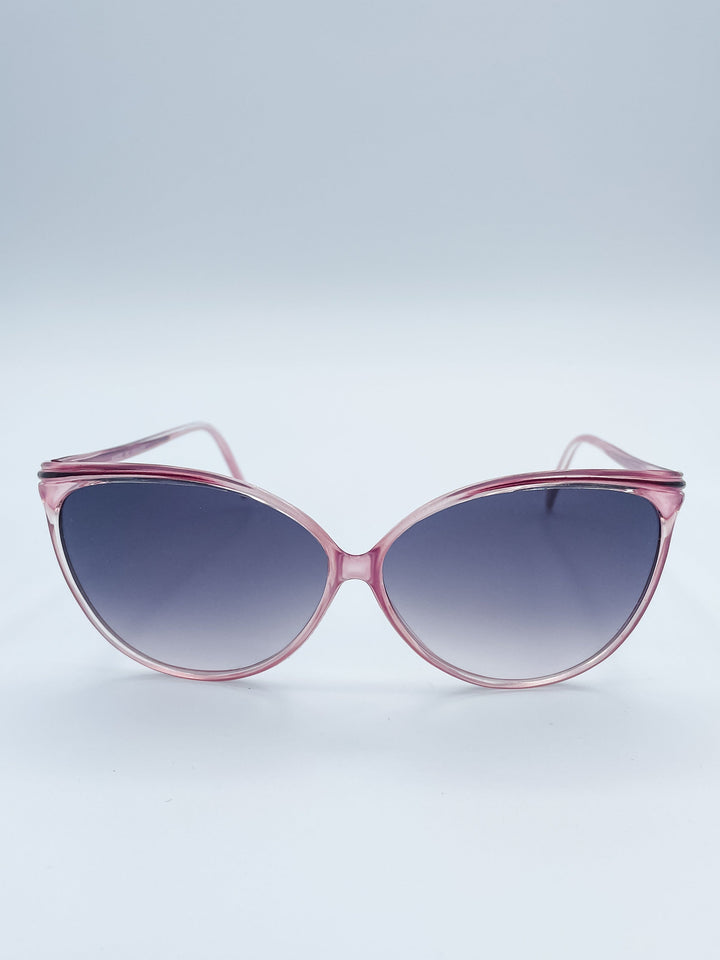 Oversized Style French Vintage Sunglasses
