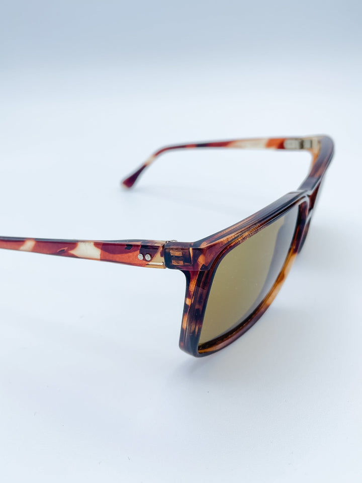 Vintage French Aviator Style Tortoiseshell Sunglasses
