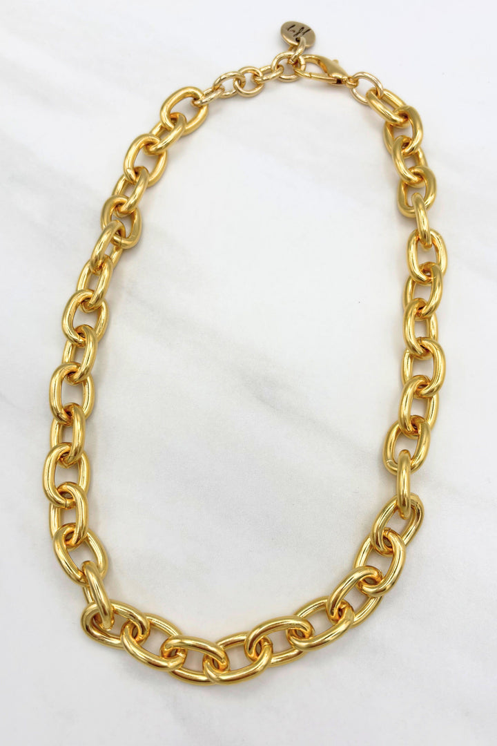 Adelia Handmade Short Chunky Chain Necklace