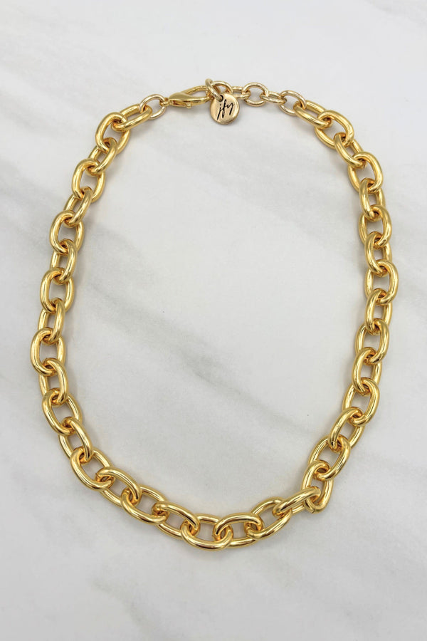 Adelia Handmade Short Chunky Chain Necklace
