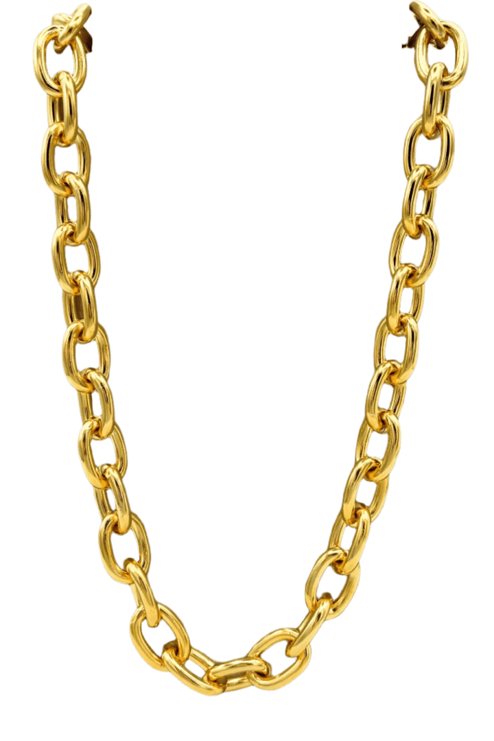 Adelia Handmade Short Chunky Chain Necklace