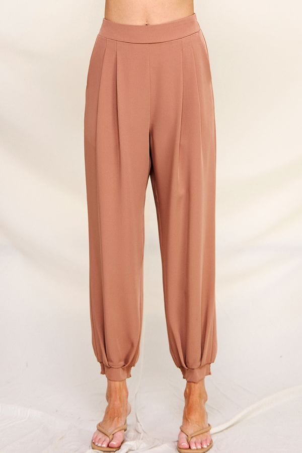 Allie Rose Pleated Jogger Pant