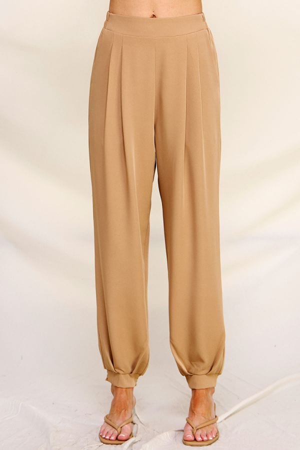 Allie Rose Pleated Jogger Pant