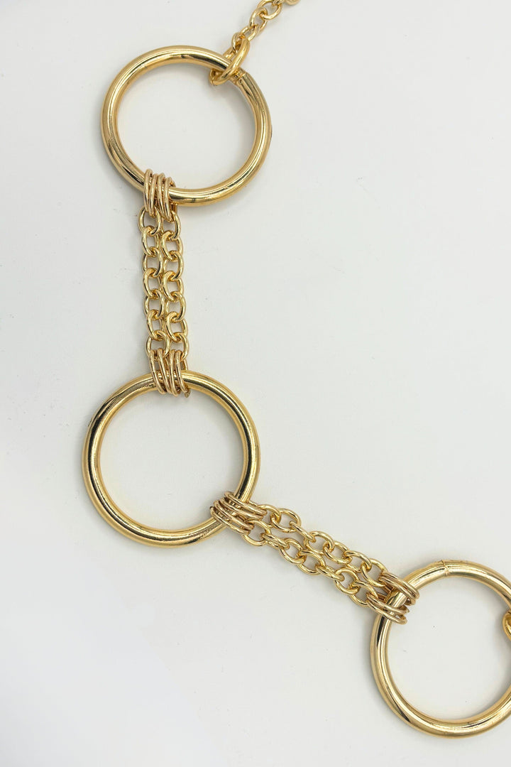 Anaisa 3 Ring Golden Chain Belt