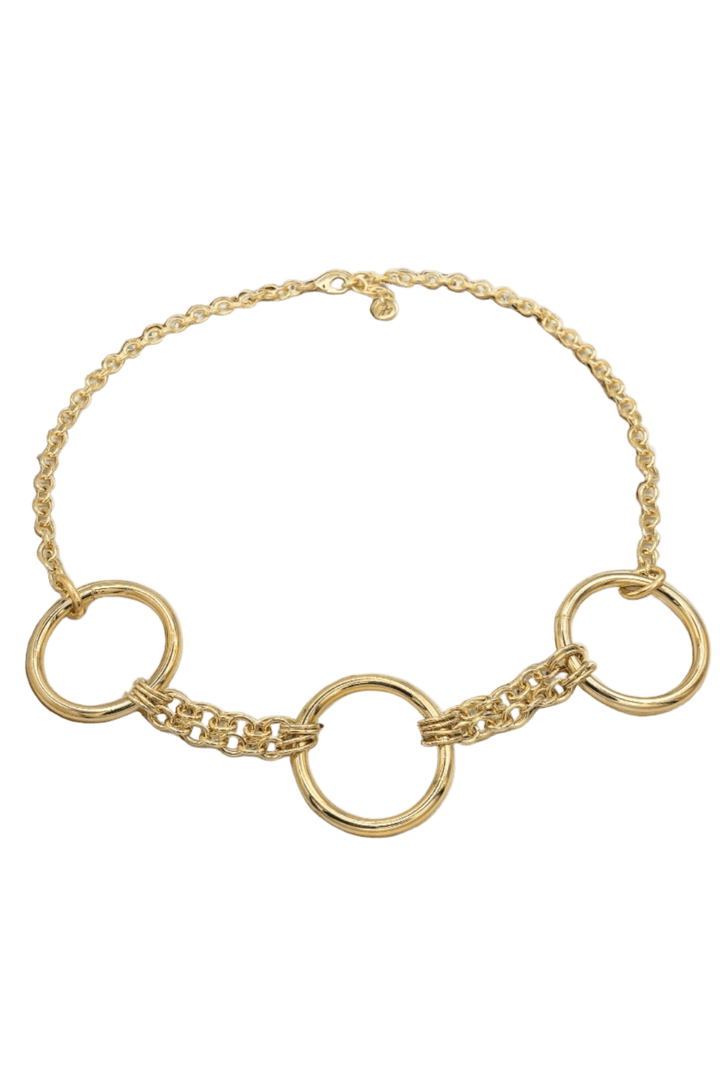 Anaisa 3 Ring Golden Chain Belt