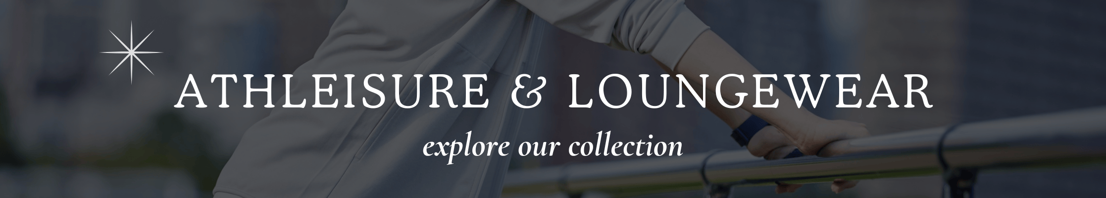 Athleisure collection banner