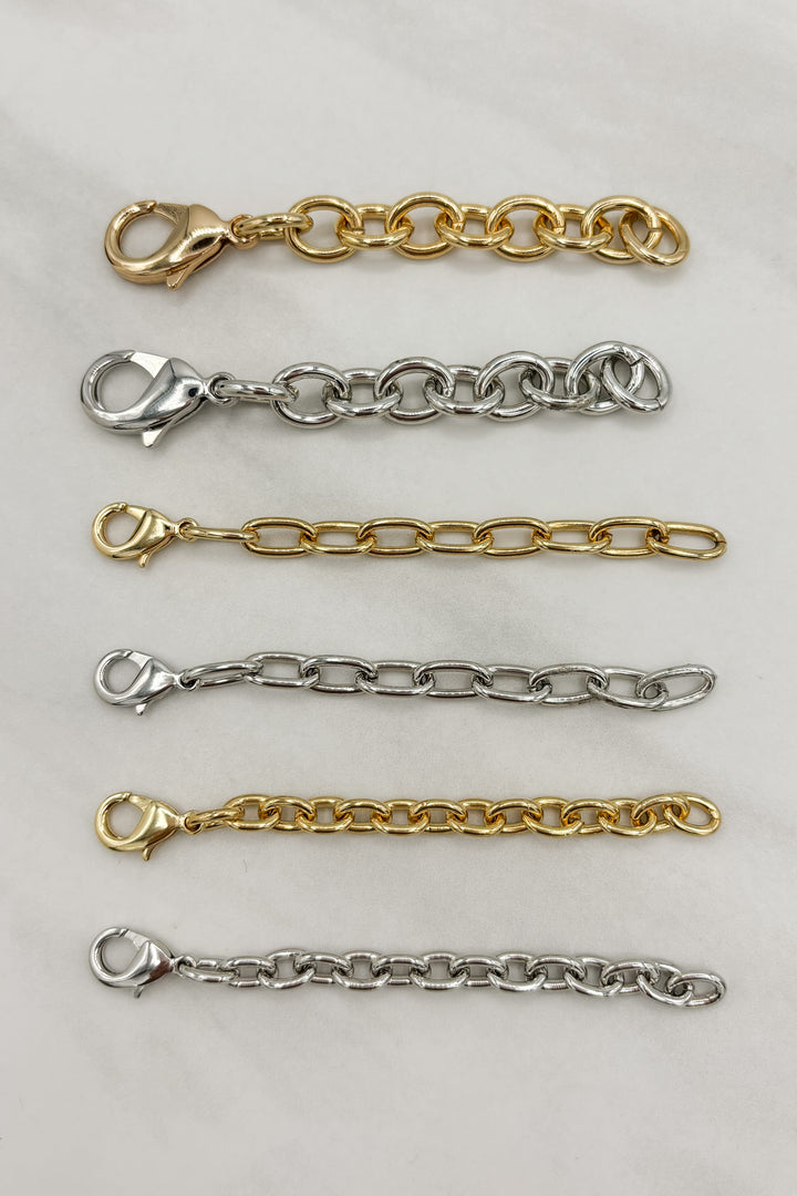 Bracelet and Necklace 2.75" Chain Extenders in Various Chain Types