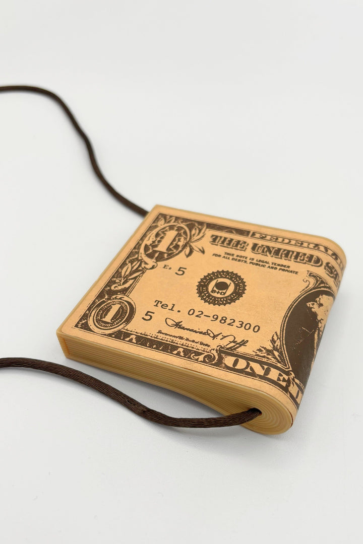 Buch + Deichmann One of a Kind Vintage 1980's Dollar Bill Hidden Compartment Necklace