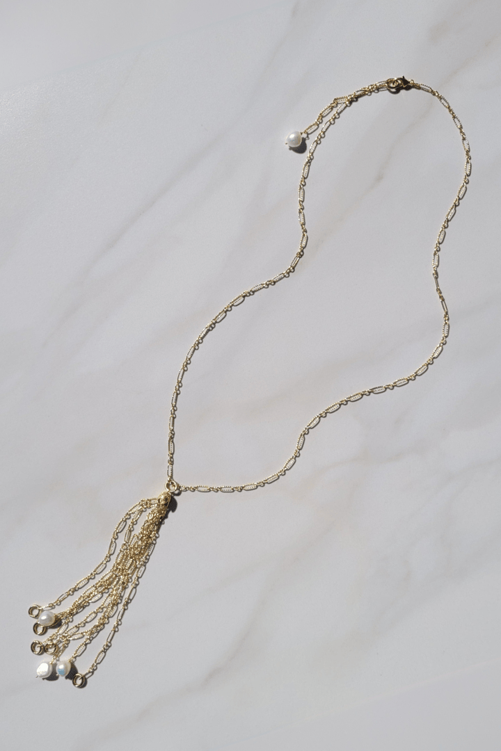 Calypso Flowing Gold Necklace