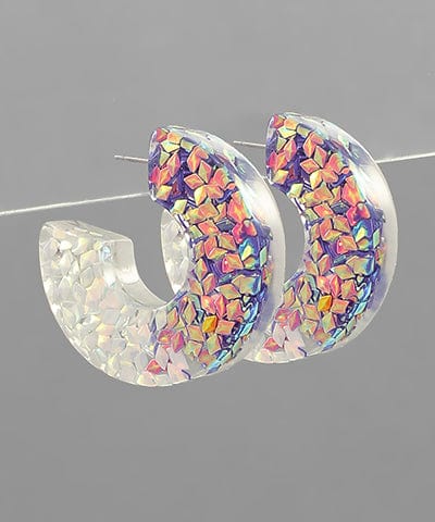Chunky Confetti Earrings