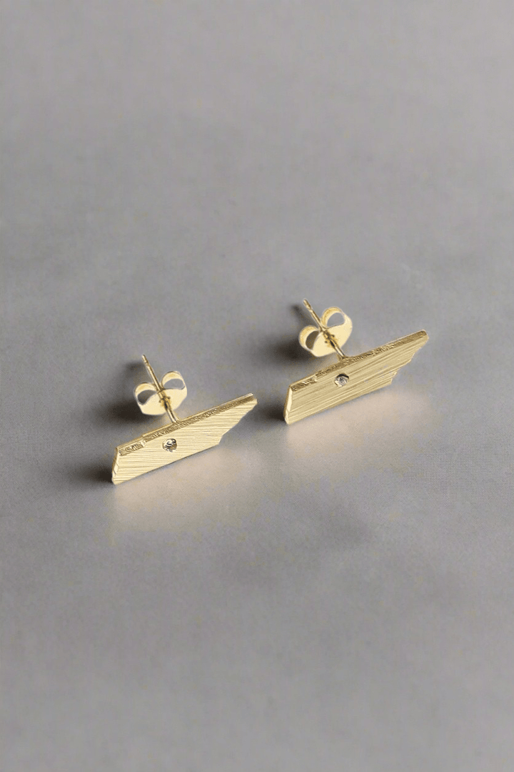 Crystal Tennessee Stud Earrings