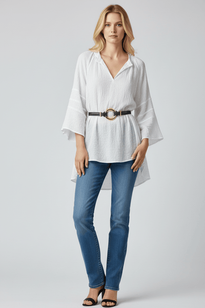 Cybele 4-Strand Vintage Gomma Belt with Large Center Ring