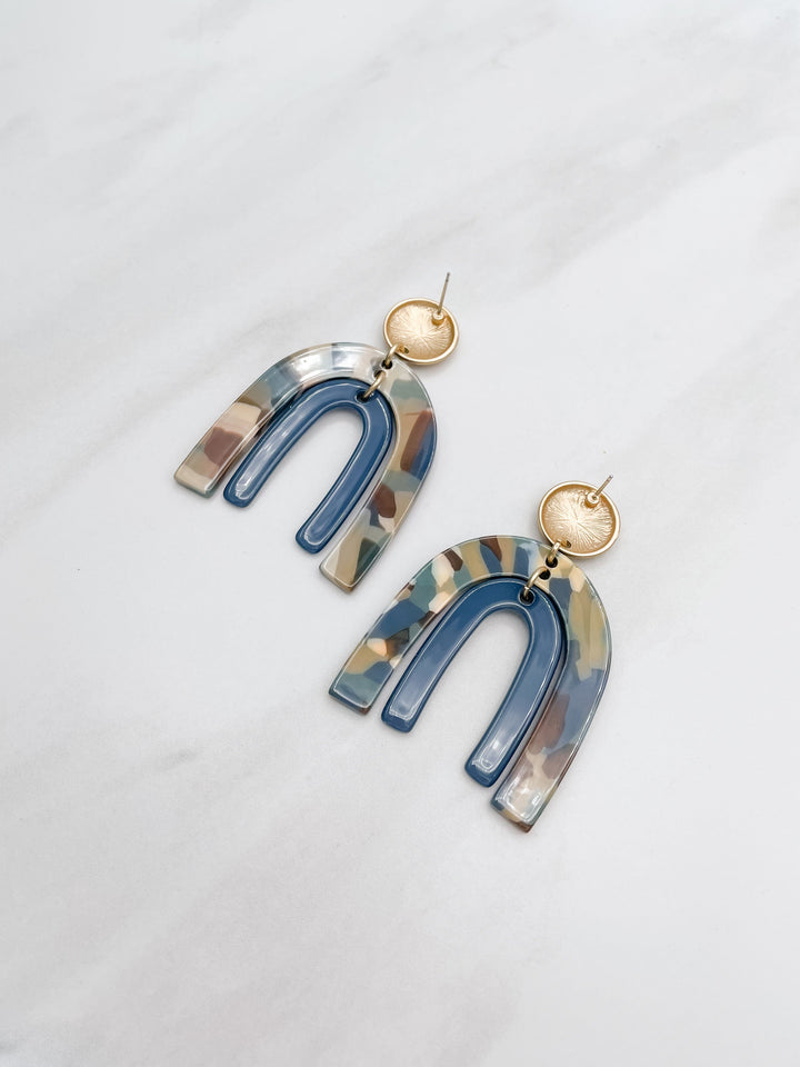 Double Arch Dangle Earrings