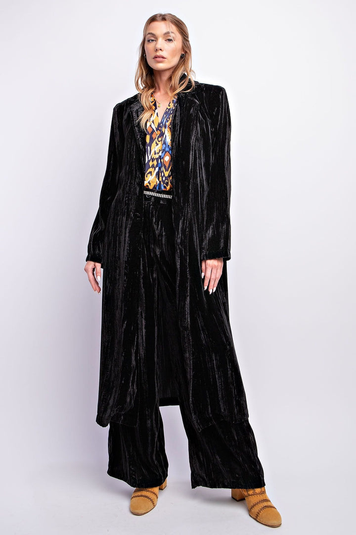 Easel Ice Velvet Wide Pants