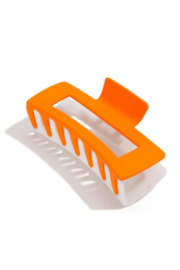 Game Day Color Block Hollow Large Hair Clip