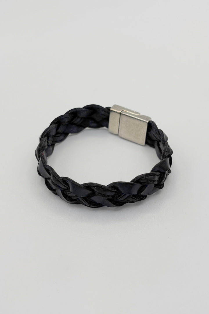 Genuine Braided Leather Bracelet