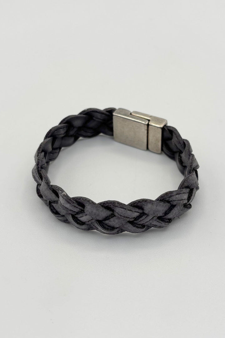 Genuine Braided Leather Bracelet
