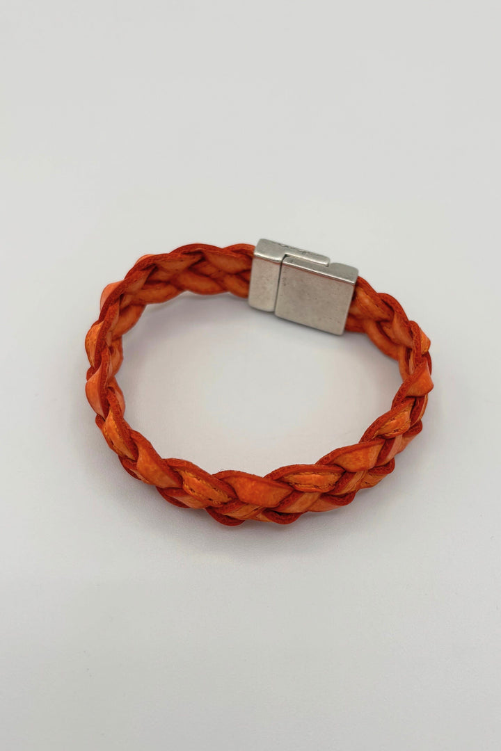 Genuine Braided Leather Bracelet
