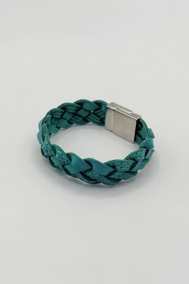 Genuine Braided Leather Bracelet