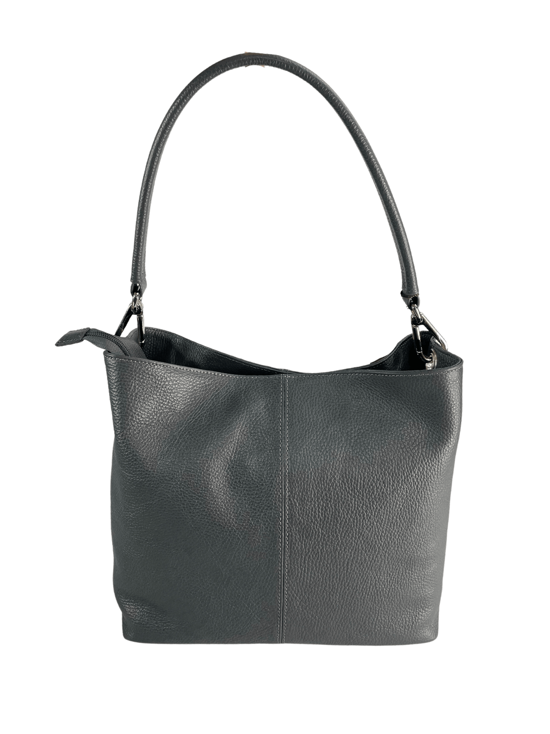 Genuine Leather Classic Bucket Shoulder Handbag