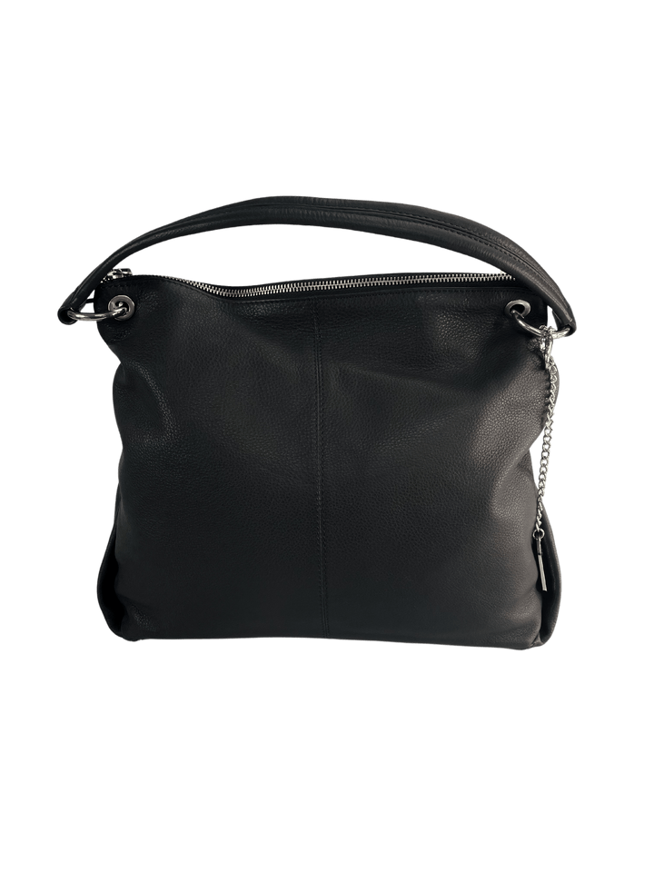 Genuine Leather Hobo Handbag