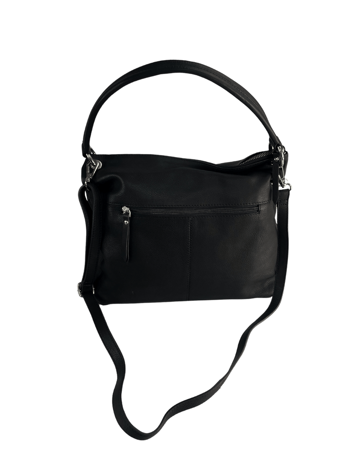 Genuine Leather Hobo Handbag