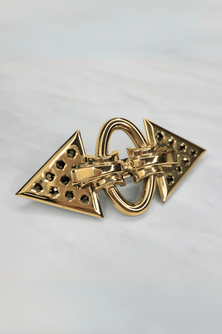 Gothic Inspired Vintage Italian Hair Barrette