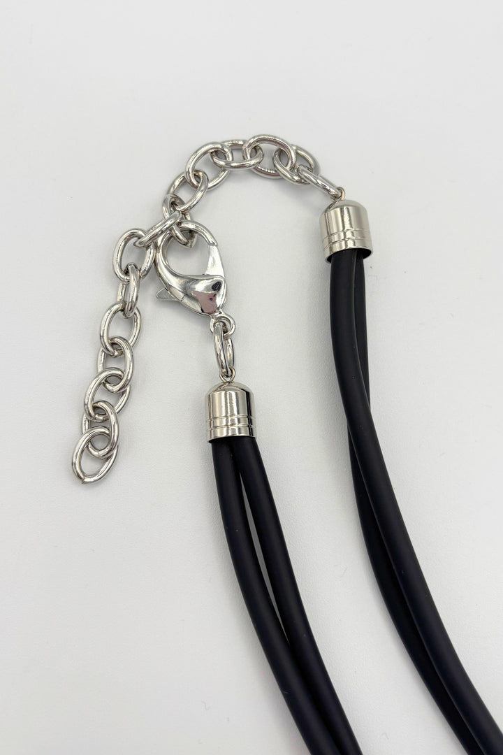 Hellen Vintage Adjustable Italian Gomma Belt with Hanging Chain Portion