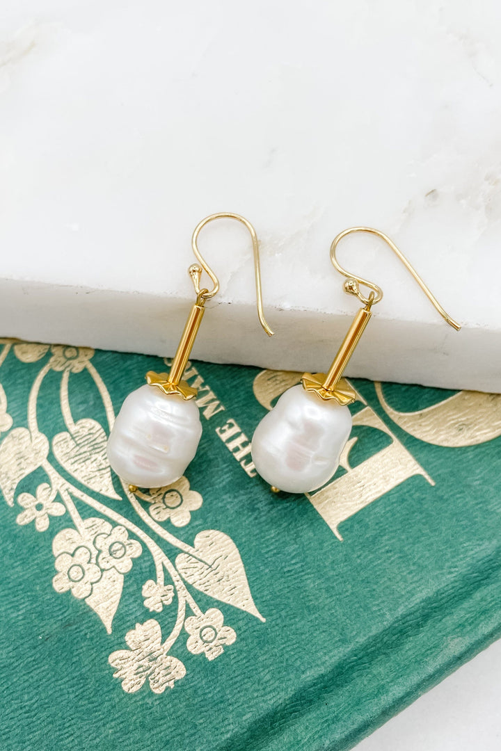 Irie Freshwater Pearl Dangle Earrings