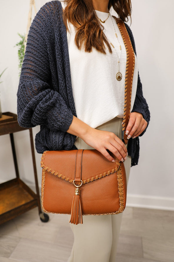 Jen & Co Sadie Fringe Crossbody Bag