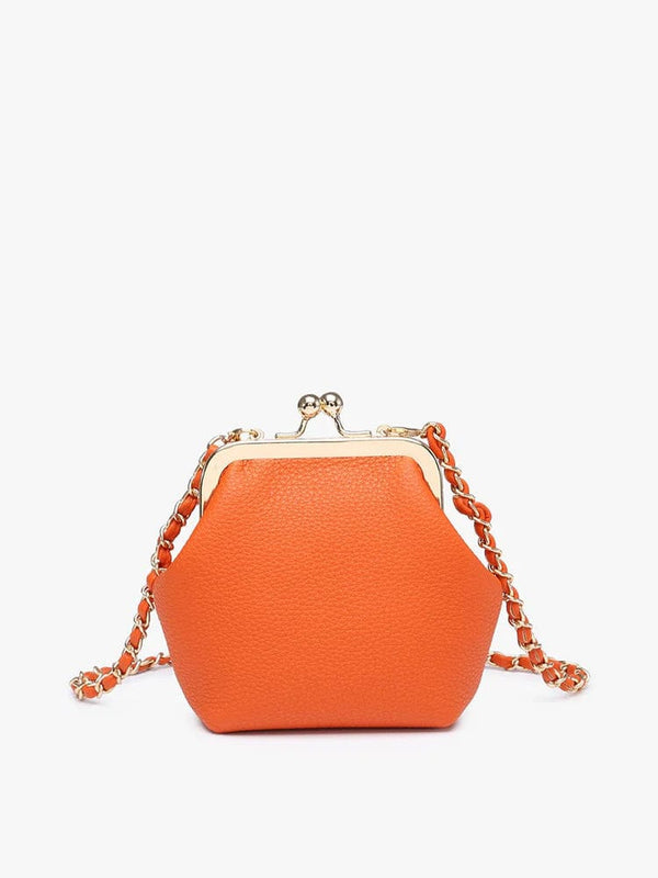 Jen & Co Cleo Crossbody Coin Pouch with Removable Chain Strap