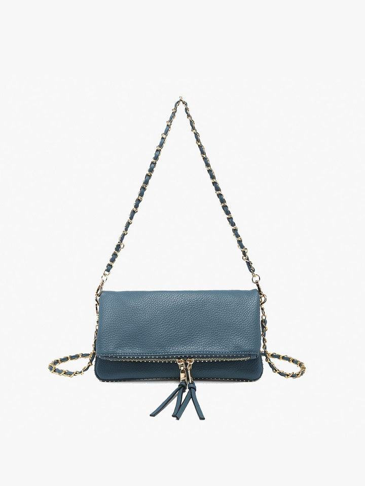 Jen & Co Julie Studded Detail Chain Strap Crossbody