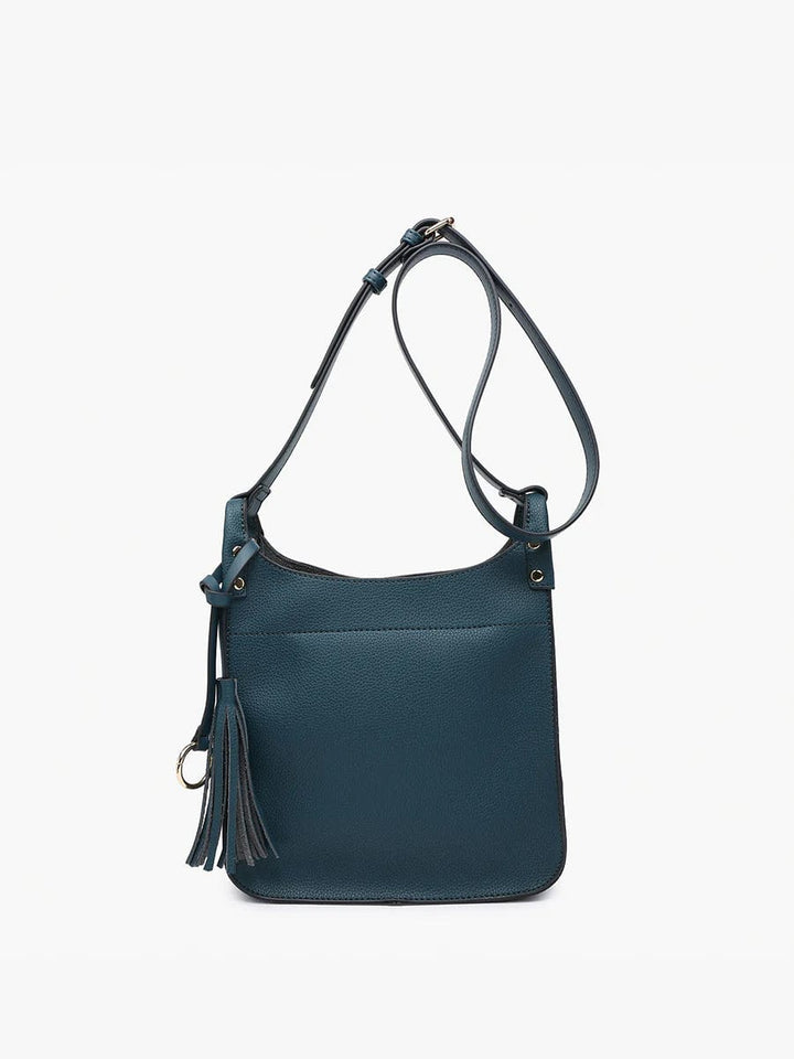 Jen & Co Lucinda Square Crossbody w/ Tassels