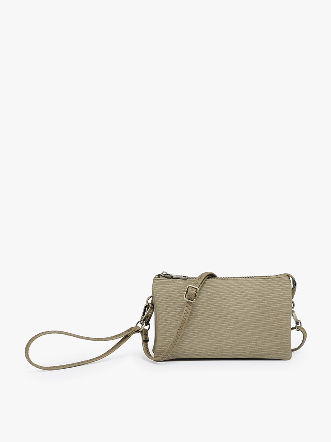 Jen & Co Riley Patterned Compartment Crossbody with Wristlet