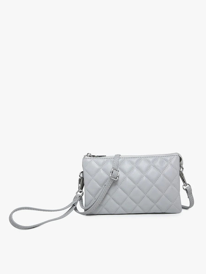 Jen & Co Riley Patterned Compartment Crossbody with Wristlet