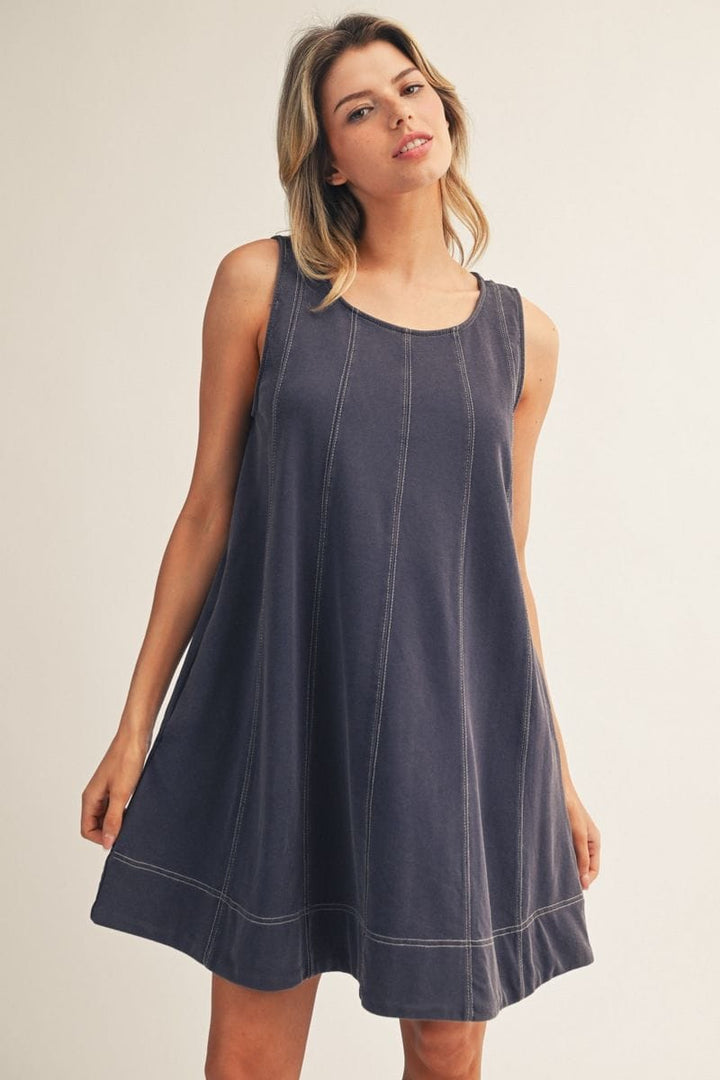 Jodifl Sleeveless Washed Casual Swing Dress with Pockets – jfybrand Jodifl Sleeveless Washed Casual Swing Dress with Pockets – jfybrand