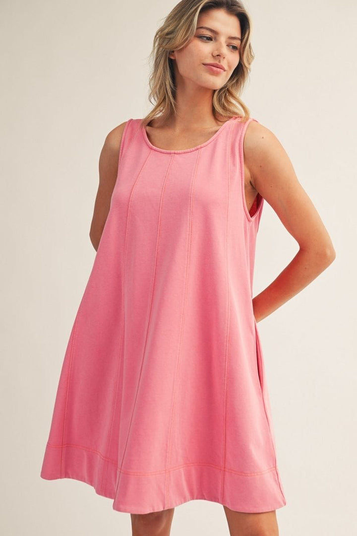 Jodifl Sleeveless Washed Casual Swing Dress with Pockets – jfybrand