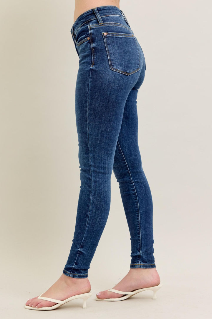 Judy Blue Core Mid Rise Skinny Jeans