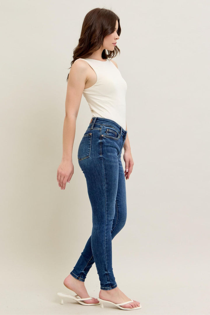 Judy Blue Core Mid Rise Skinny Jeans