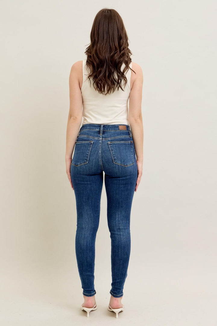 Judy Blue Core Mid Rise Skinny Jeans