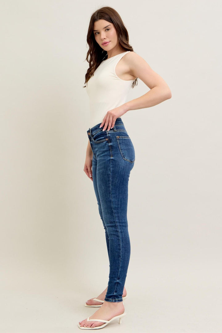 Judy Blue Core Mid Rise Skinny Jeans