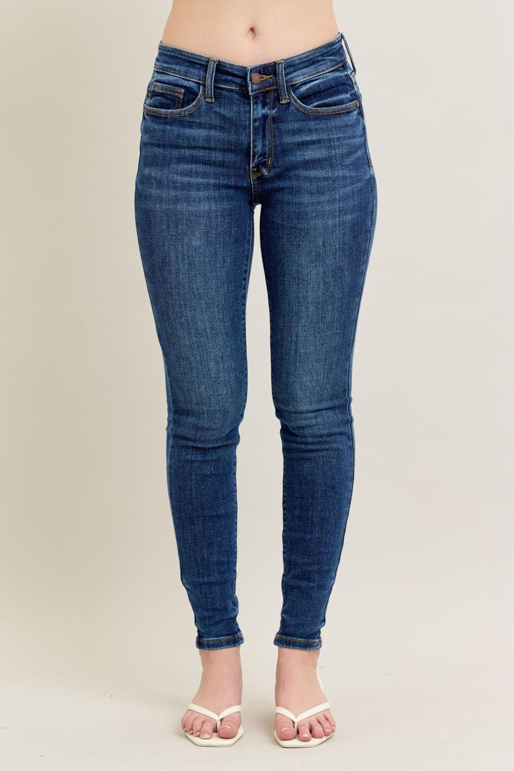 Judy Blue Core Mid Rise Skinny Jeans