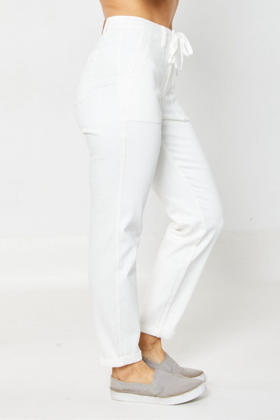 Judy Blue High Waist Garment Dyed Cuffed Jogger