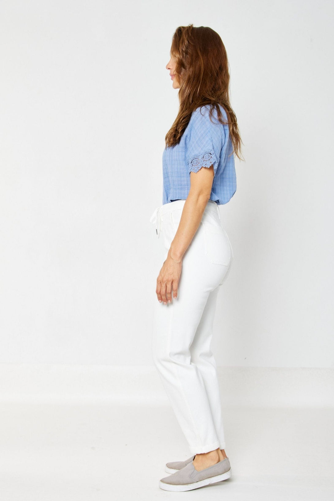Judy Blue High Waist Garment Dyed Cuffed Jogger