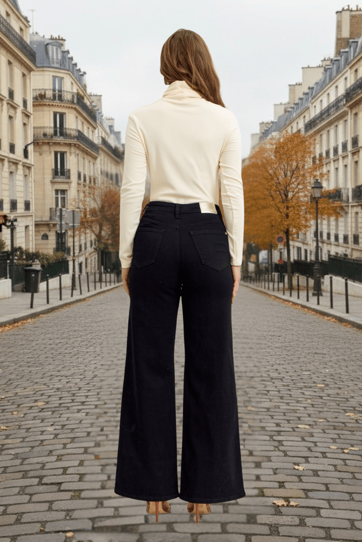 Judy Blue High Waist Retro Wide Leg Jeans